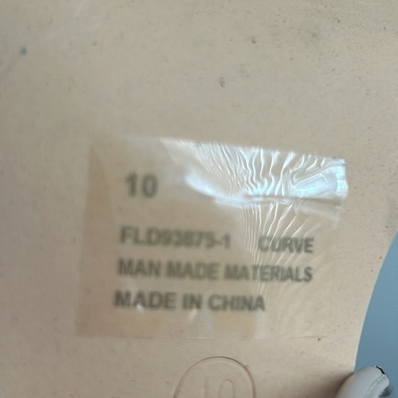 Cape Robbin Curve Woven Wrap Lace Heels Square Open Toe Quilted Nude Size 10 - Picture 4 of 12